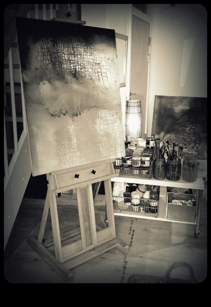 Atelier i stuen