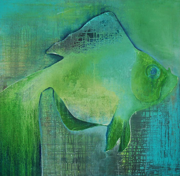 Fisk 2 100X100 cm · privat eje
