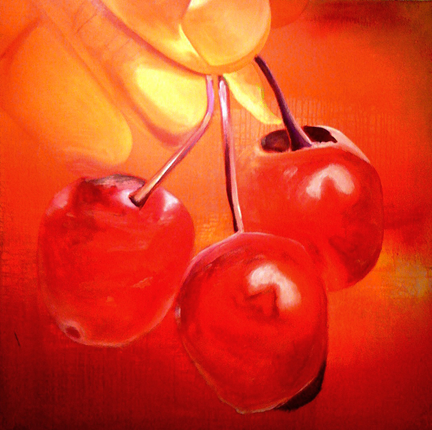 Kirsebær 110x110 cm · privat eje