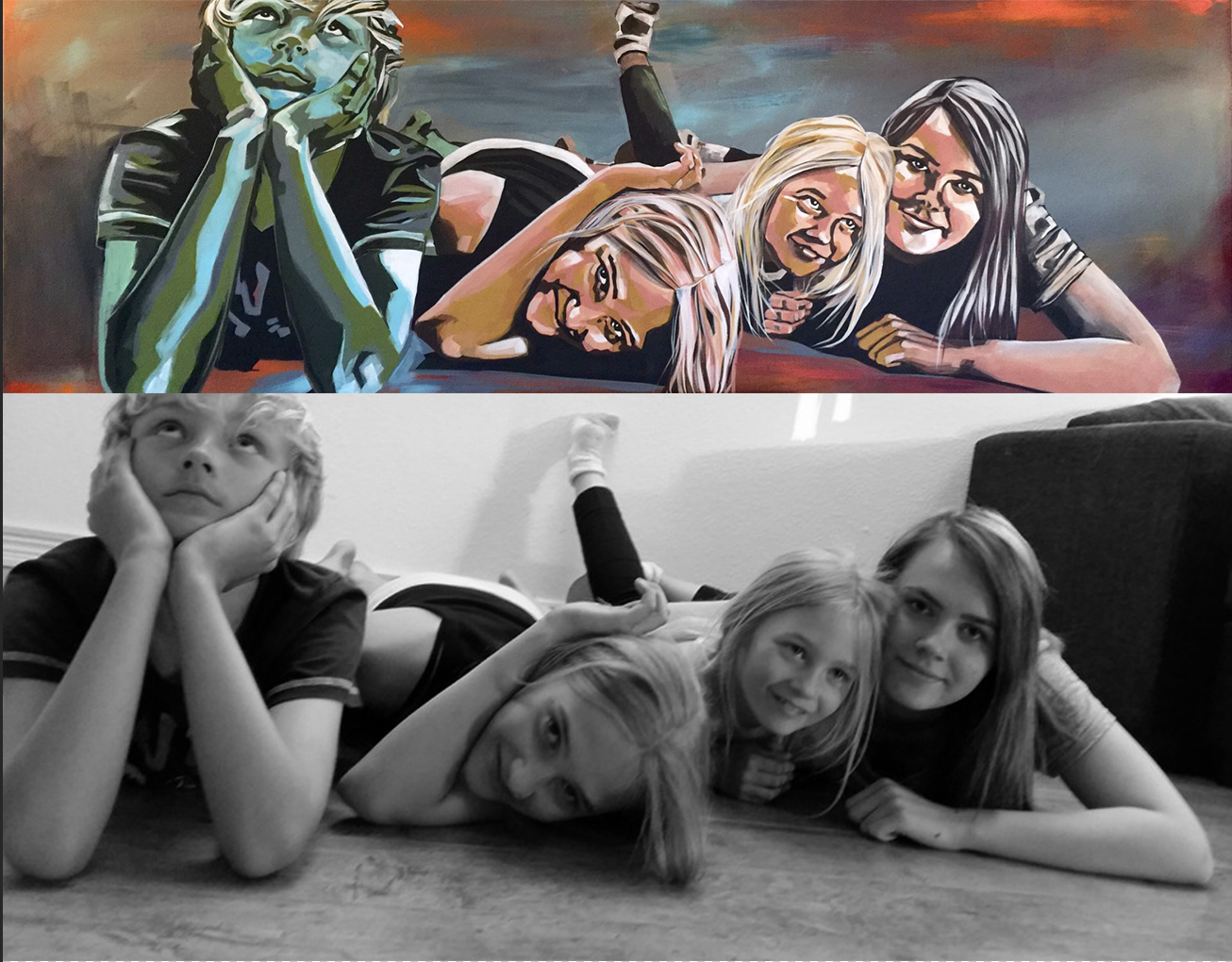 maleri af børn