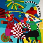 Tea for two or three 80X80 cm
